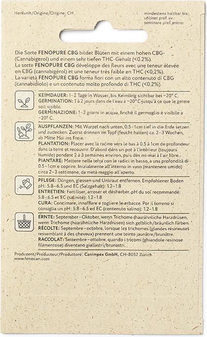 Image du produit Fenocan Fenopure (Graines de plantes)