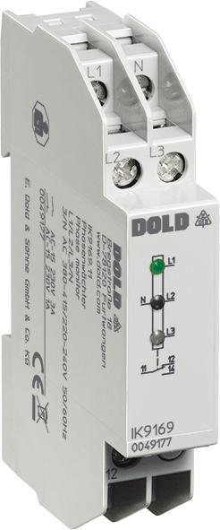 Produktbild Dold IK9169.11 3/N AC380- PHASENWAECHTER IK9169113NAC380
