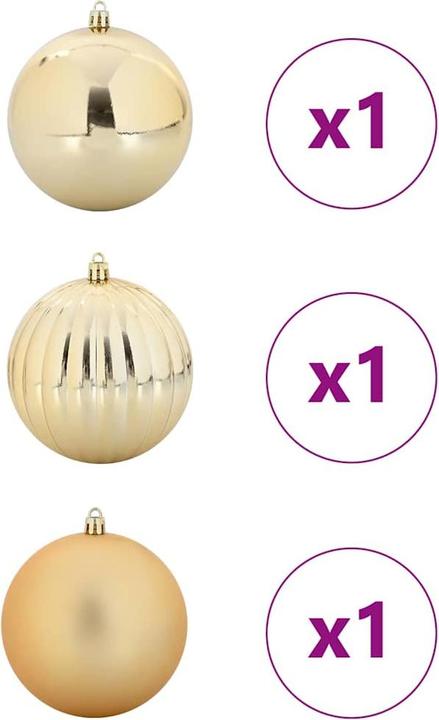 Produktbild vidaXL Weihnachtskugeln