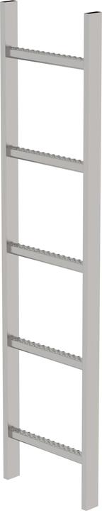 Image du produit Munk Echelle de cuvette Acier inoxydable V4A 300mm Largeur utile 5 échelons (140 cm)