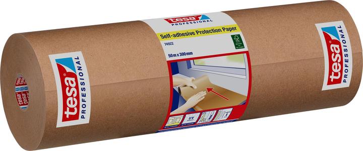 tesa Selbstklebendes Schutzpapier 1x Rolle 50 m x 30 cm