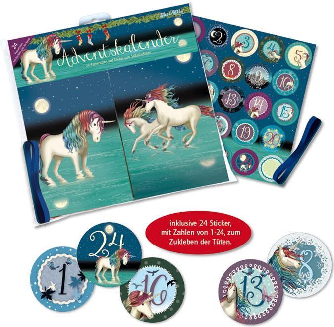 Produktbild Lutz Mauder Adventskalender zum Selbstbefüllen, Einhorn Lunabelle