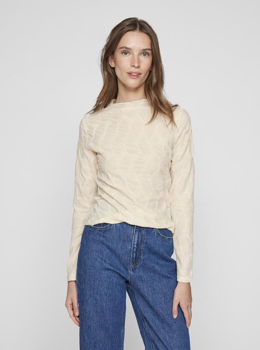 Actual product image Vila High Neck Top with Long Sleeves (XS)