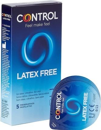 Produktbild Control Latex Free» 5 latexfreie Kondome - absolut geruchslos und hypoallergen (5 Stk.)