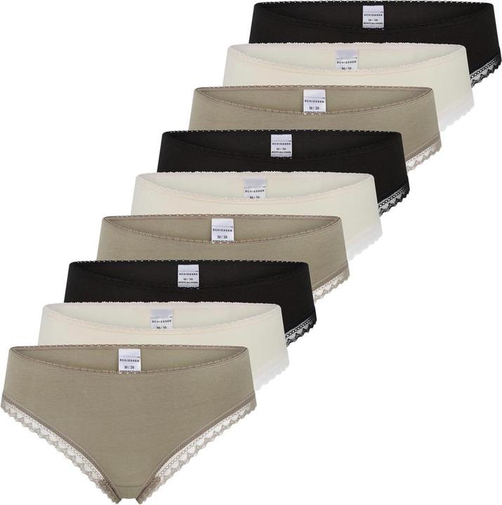 Produktbild Schiesser 9er Pack Modern Multipacks Rio Slip (38, M, 9er Pack)