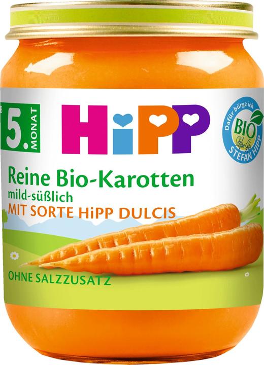 Actual product image Hipp Pure Early Carrots (125 g)