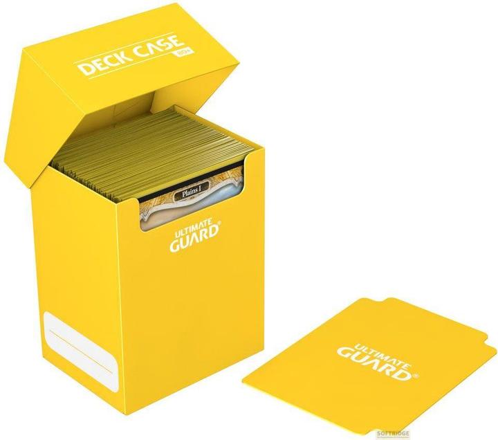 Actual product image Ultimate Guard UGD010260 - Deck Case - for 80+ Cards, Standardsize, yellow