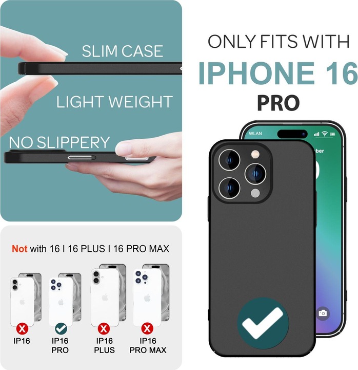Actual product image Nalia Extra Thin Mobile Phone Case 0,5mm (Apple iPhone 16 Pro)