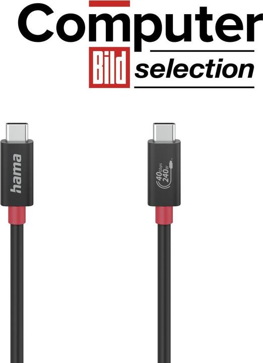 Produktbild Hama USB C — USB C (1 m, USB 4, 240 W)