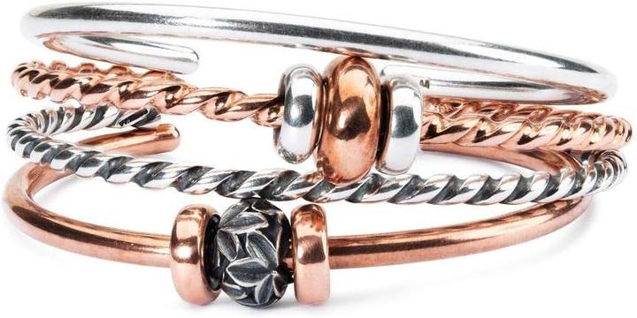 Immagine prodotto Trollbeads Bracciale a spirale per donna, personalizzabile con perline
