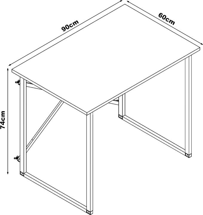 Actual product image En.Casa Tjeldsund (90 x 60 x 75 cm)