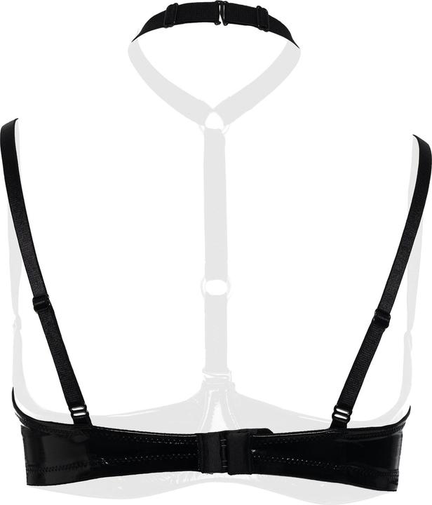 Productafbeelding Christine Le Duc 1/4 cup bra Dark Desire - black (XXL)