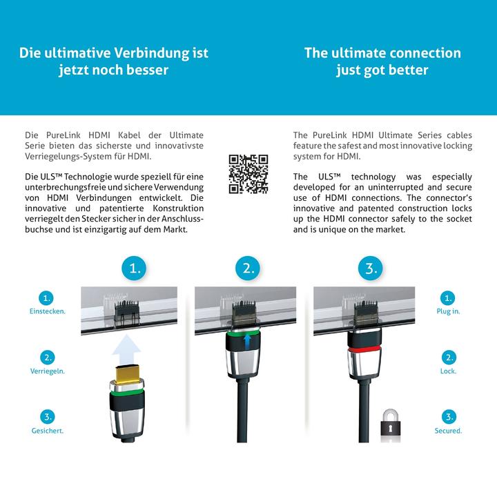 Actual product image Purelink HDMI (Typ A) — HDMI (Typ A) (1 m, HDMI, 2.0)