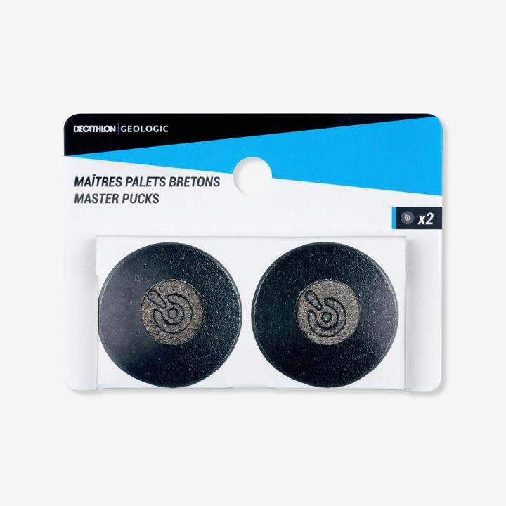 Geologic Puck set de 2 pièces en fonte