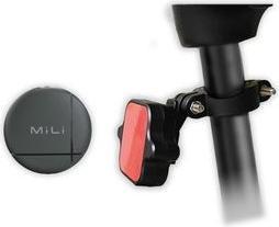 Actual product image Mili LiTag bicycle rear light with tag