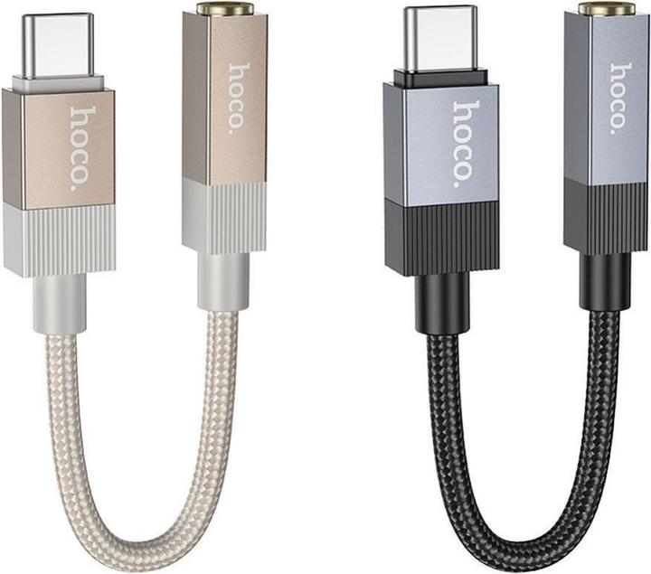 Produktbild Hoco Cable Adapter AUX USB C (male) to Jack 3,5 mm (female) UPA32C gold (USB-A)