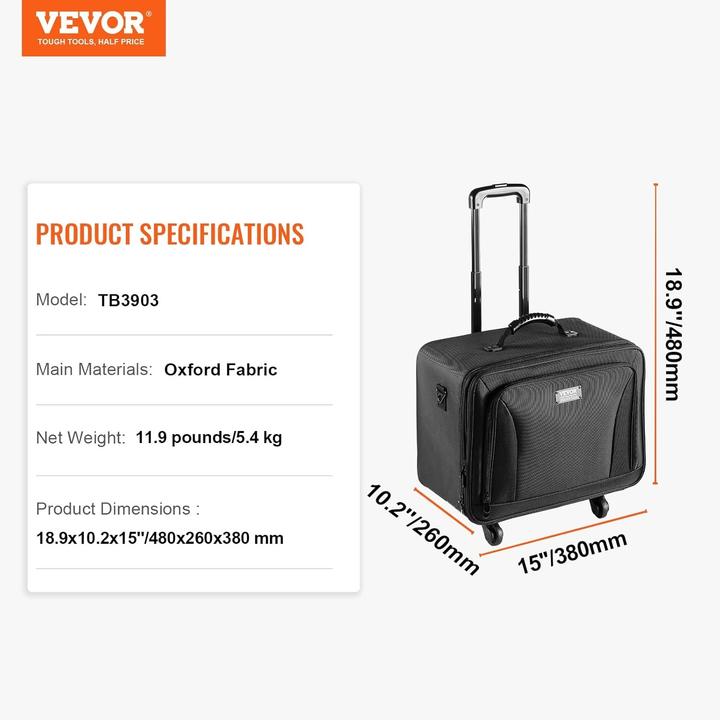 Immagine prodotto Vevor Rollende Schminkkoffer