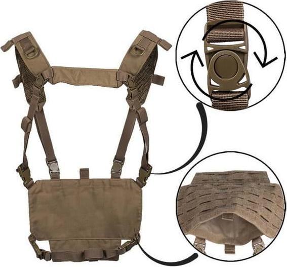 Image du produit Mil-tec Lightweight Chest Rig Black