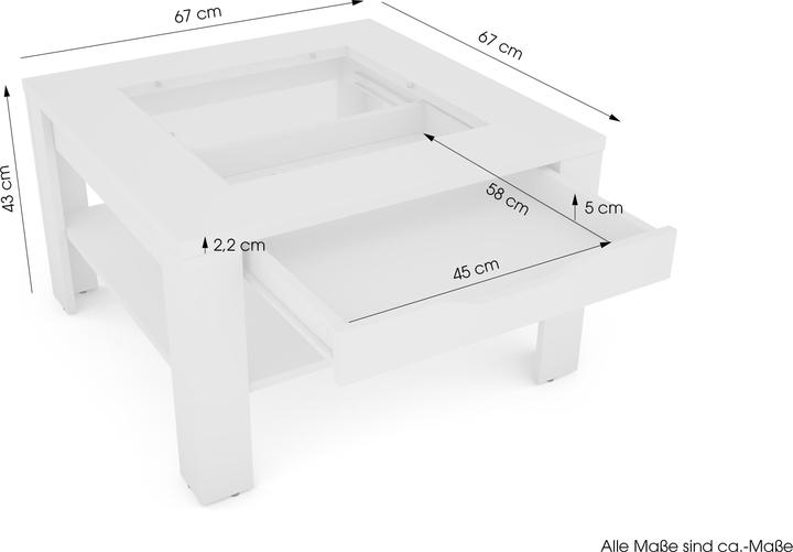 Produktbild ByLiving Ralph (67 x 67 x 43 cm)