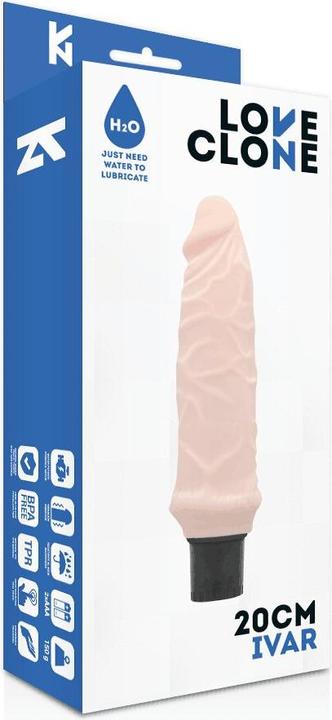 Actual product image Love Clone Loveclone Ivar Self Lubricating Vibrator 20cm