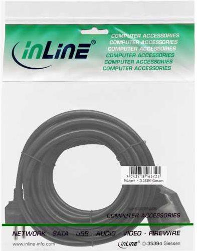 Actual product image InLine Protective contact extension ST / BU (7 m, CEE)