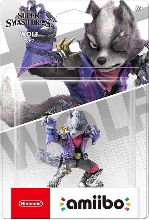 Actual product image Nintendo amiibo Super Smash Bros - Wolf (3DS, Wii U, Switch, Switch Lite, Switch OLED)