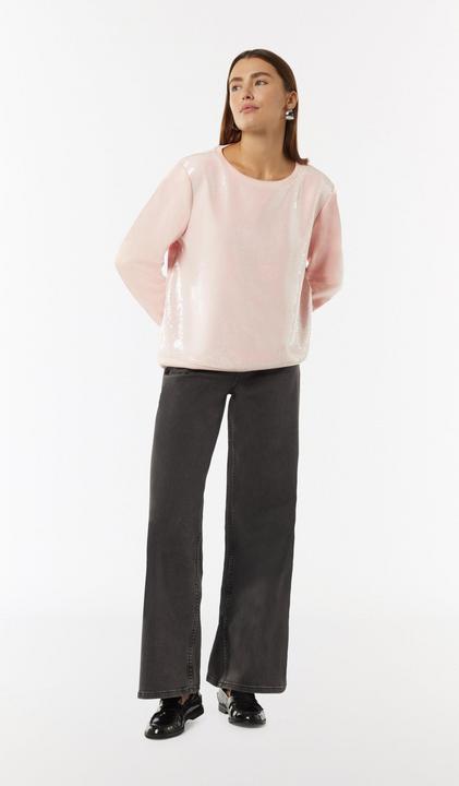 Produktbild Comma Sweatshirt Sweatshirt mit Pailletten-Besatz (40)
