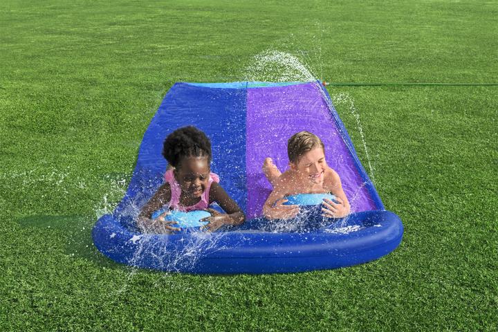 Image du produit Bestway H2OGO! Lunar Launch 2-Lane Double Water Slide 4.88 m