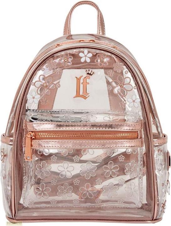Actual product image Loungefly Mini Backpack Clear Floral