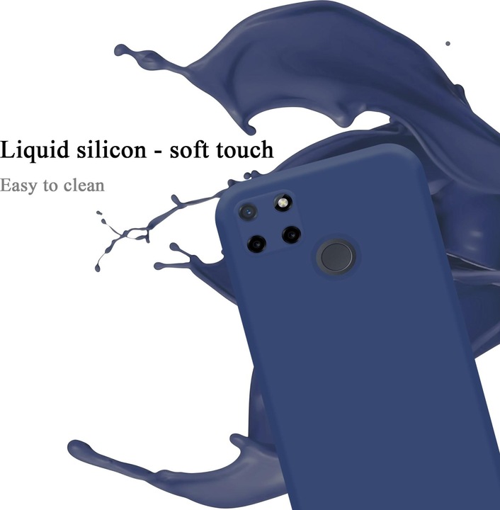 Image du produit Cadorabo Housse TPU Liquid Silicone pour Realme C21Y / C25Y (Realme C25Y, Realme C21Y)