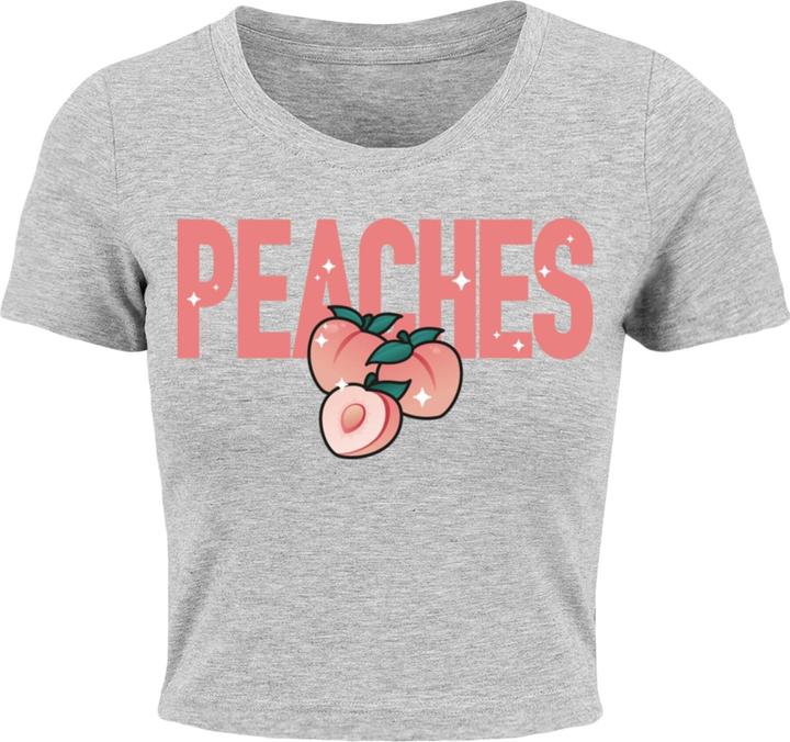 Miss Tee Peaches Cropped Tee - 105763 (S)