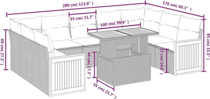 Produktbild vidaXL Naya