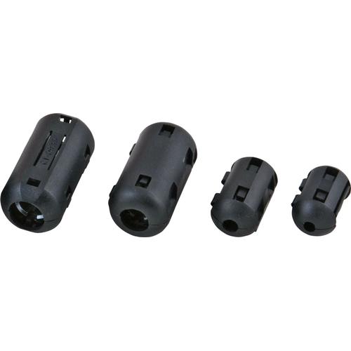 EFB Elektronik Nucleo toroidale in ferrite da 5,0 mm, nero, design: rotondo, Cavo di rete