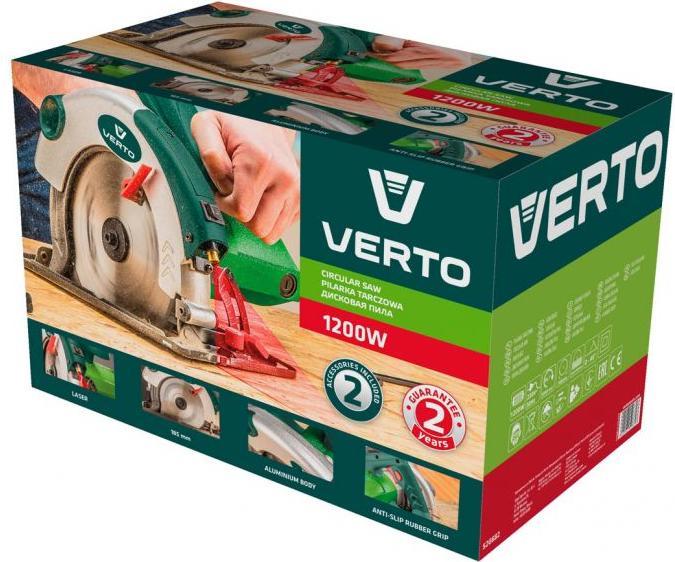 Actual product image Verto 684 Portable Circular Saw Machine, Metallic