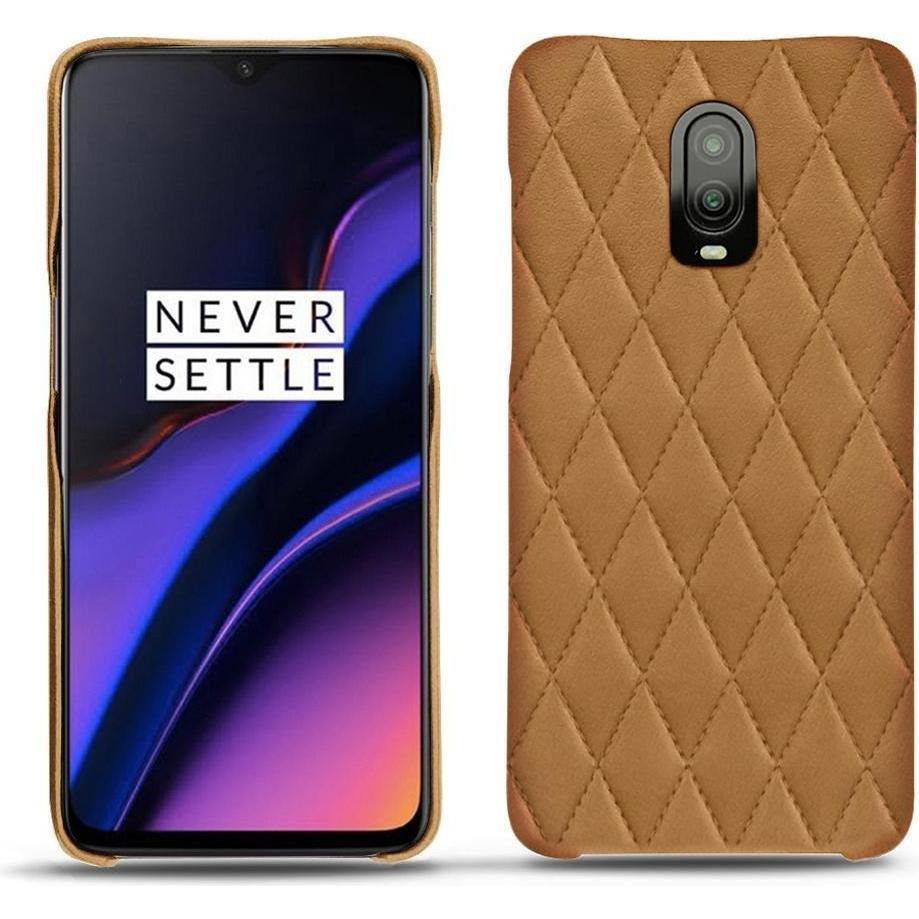 Thumbnail - Noreve Lederschutzhülle (OnePlus 6T), Smartphone Hülle, Braun