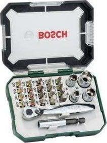 Bosch Professional Blue Accessories 2607017563 Promoline 26-piece ratchet set