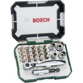 Bosch Professional, Chiave a cricchetto, Accessori blu Bosch 2607017563 Set di cricchetti da 26 pezzi Promoline