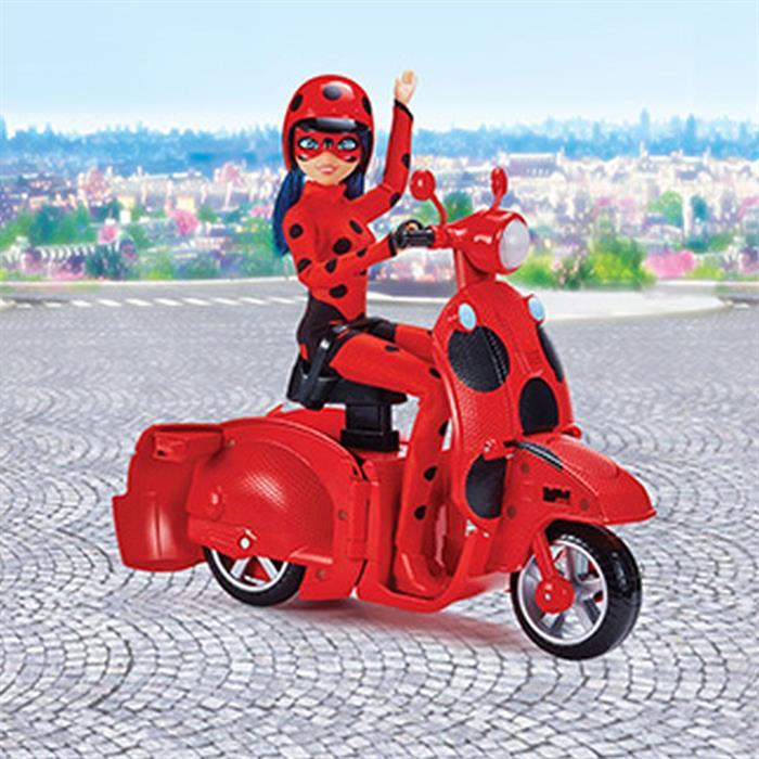 Image du produit Bandai Scooter Miraculous Ladybug avec poupée