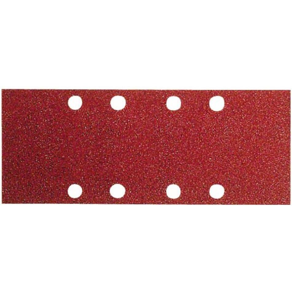 Bosch Professional Zubehör, Schleifmittel, Schleifblatt C430, 80 x 133 mm, 120, 8 Löcher, Klett, 10er-Pack (120)