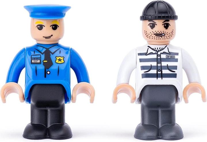 Actual product image Woody Wagenset für Zug - Polizei, 4-teilig