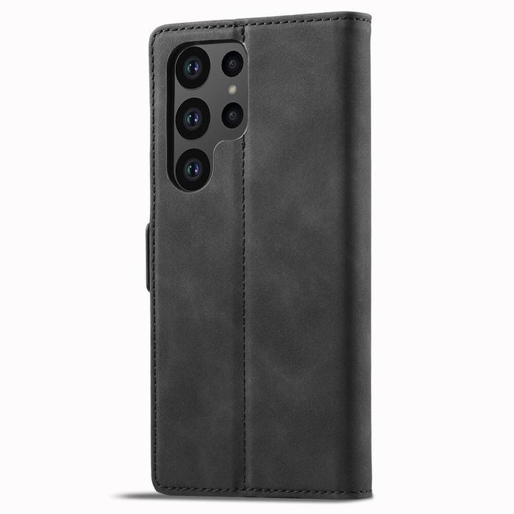 Produktbild Cover-Discount Galaxy S23 Ultra - Stand Flip Case Hülle schwarz (Samsung Galaxy S23 Ultra)