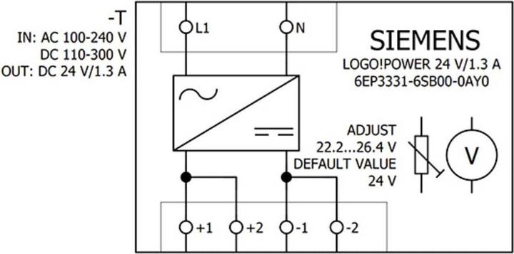 Produktbild Siemens Hutschienen-Netzteil (DIN-Rail