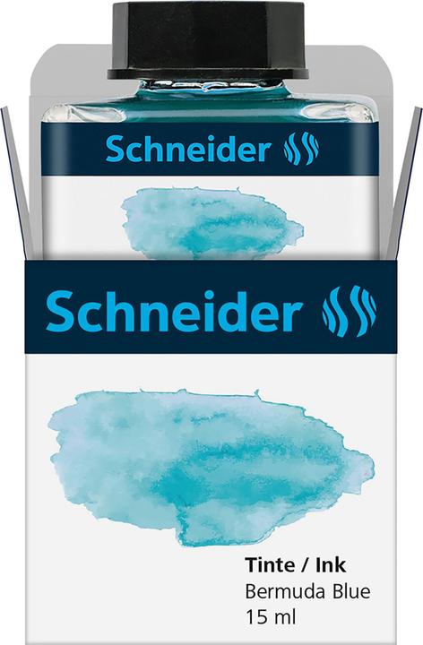 Actual product image Schneider Ink glass 15ml pastel bermuda blue (Blue, 1 pcs.)