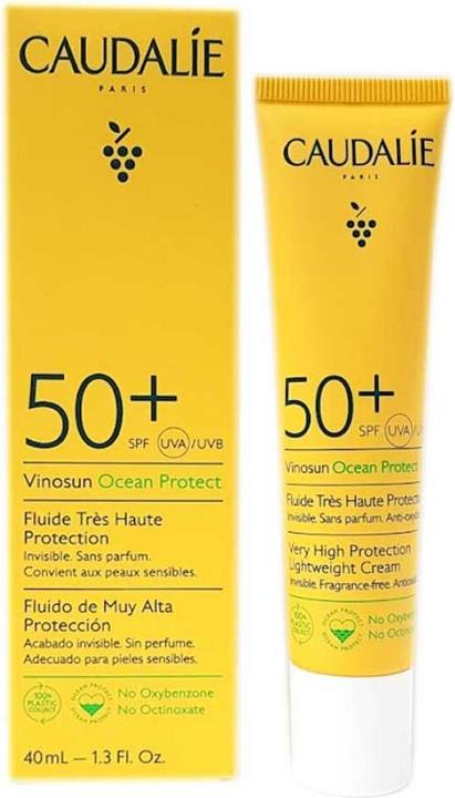 Actual product image Caudalie Vinosun Fluids (Sun cream face, SPF 50+, 40 ml)
