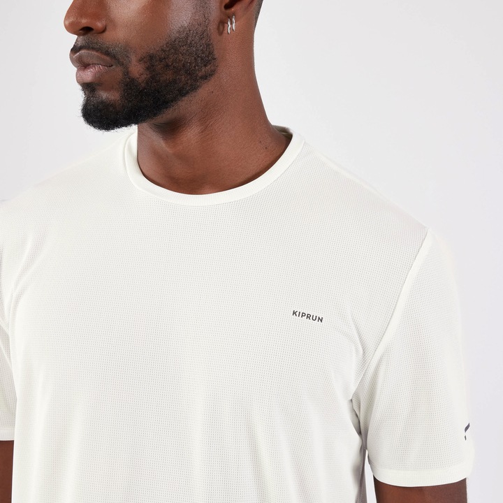 Immagine prodotto Kiprun Maglietta da running traspirante a maniche corte da uomo - Run 500 Dry bianco (XL)