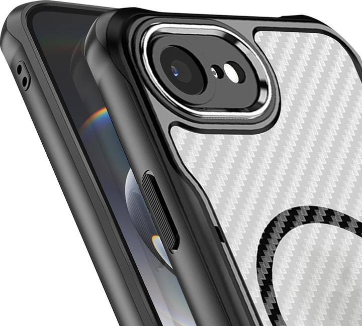 Produktbild OEM Defender Carbon Mag case for iPhone 16e black (Apple iPhone 16e)