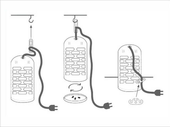 Actual product image Swissinno Elektrischer Insekten-Falle LED 3 Watt