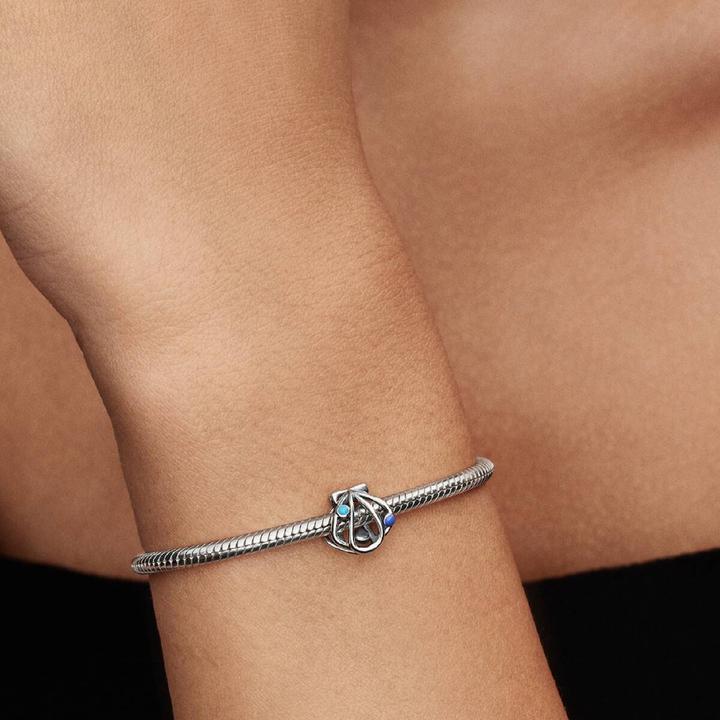 Actual product image Pandora Openwork Shell Charm (Enamel, Silver 925)