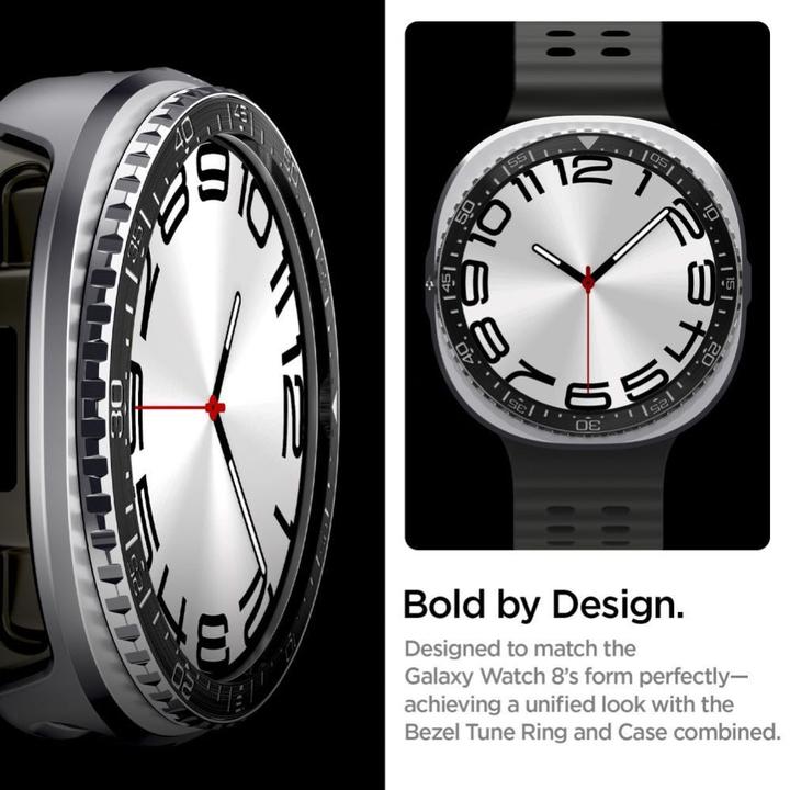 Immagine prodotto Spigen - Bezel Tune Pro Diver - for Samsung Galaxy Watch8 44mm, Stainless Steel - Black