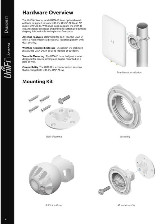 Immagine prodotto Ubiquiti Antenna Dual Band Unifi (5G)